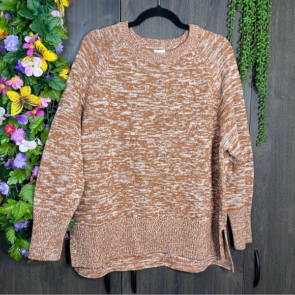 .!🌼3/$30🌼A New Day Crew Neck Long Sleeve Marbled Pullover Sweater Size XL - Picture 4 of 15
